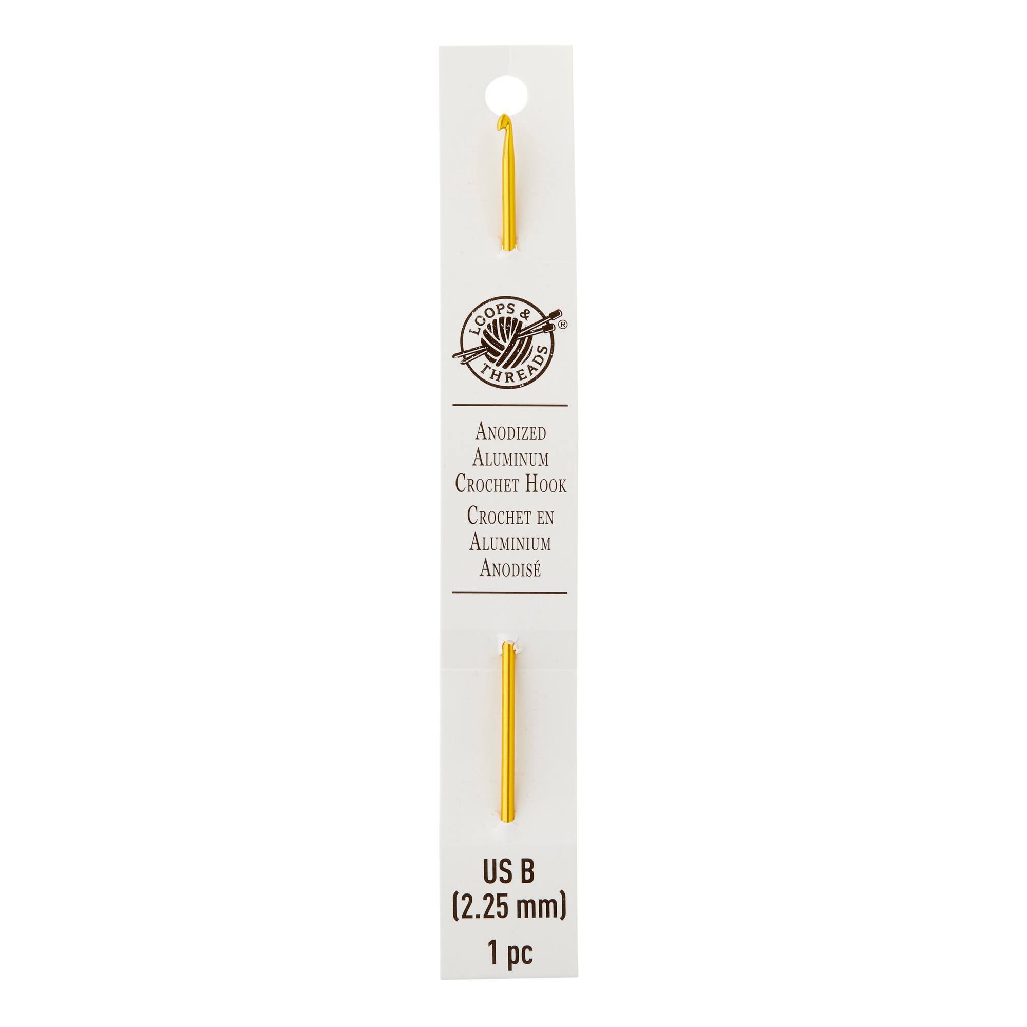 Anodized Aluminum Crochet Hook by Loops & Threads
